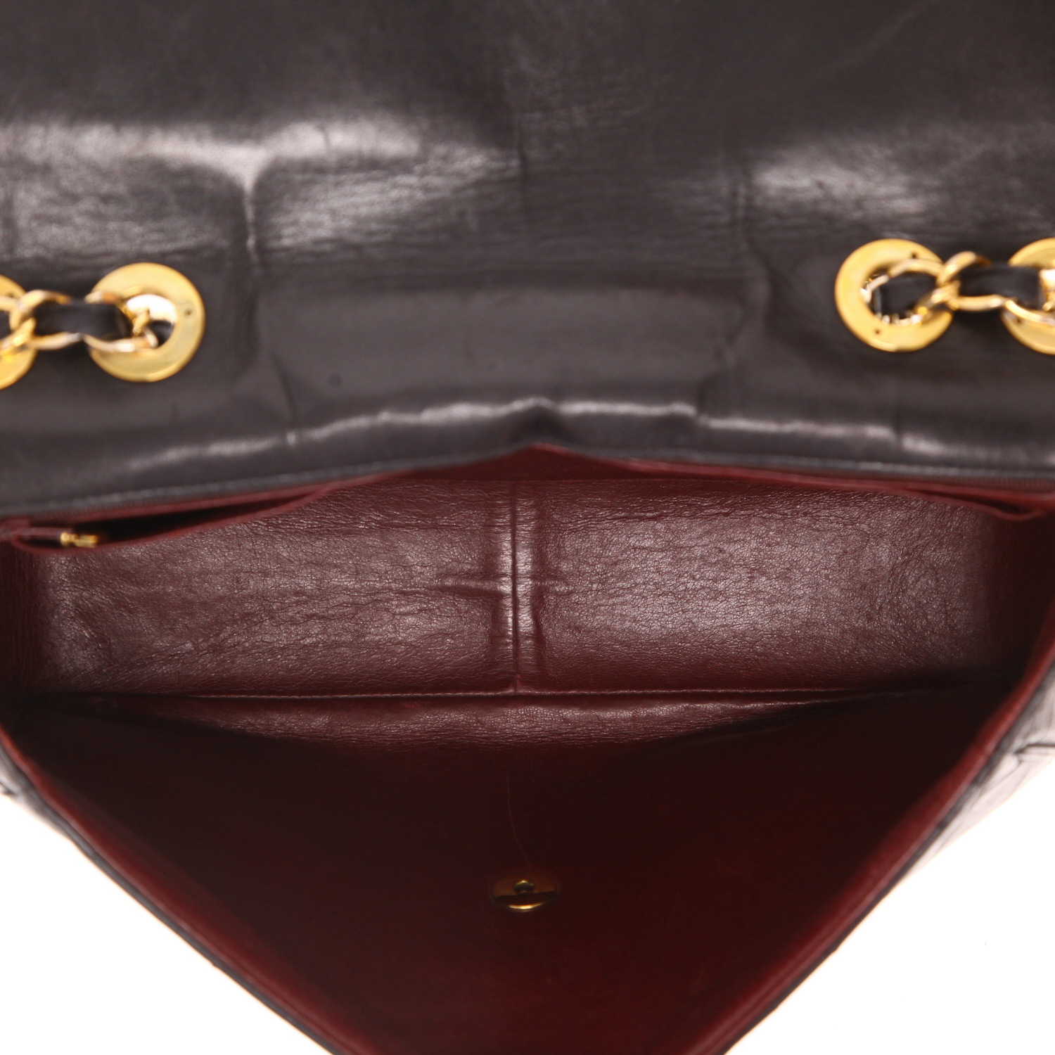 Bolso bandolera Chanel «Timeless Jumbo» de piel acolchada negra - Detail D3