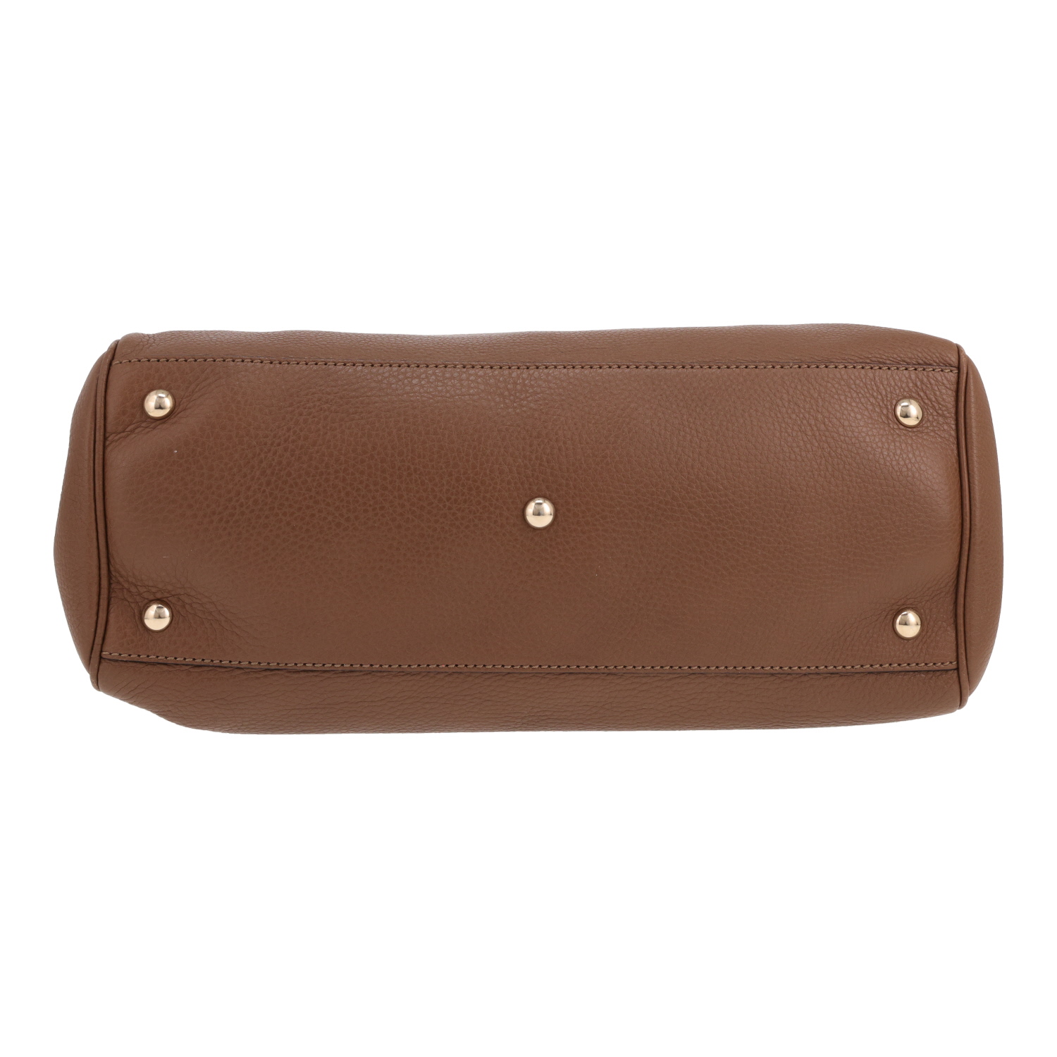 Borsa Gucci Bambou in pelle martellata marrone e bambù - Detail D1