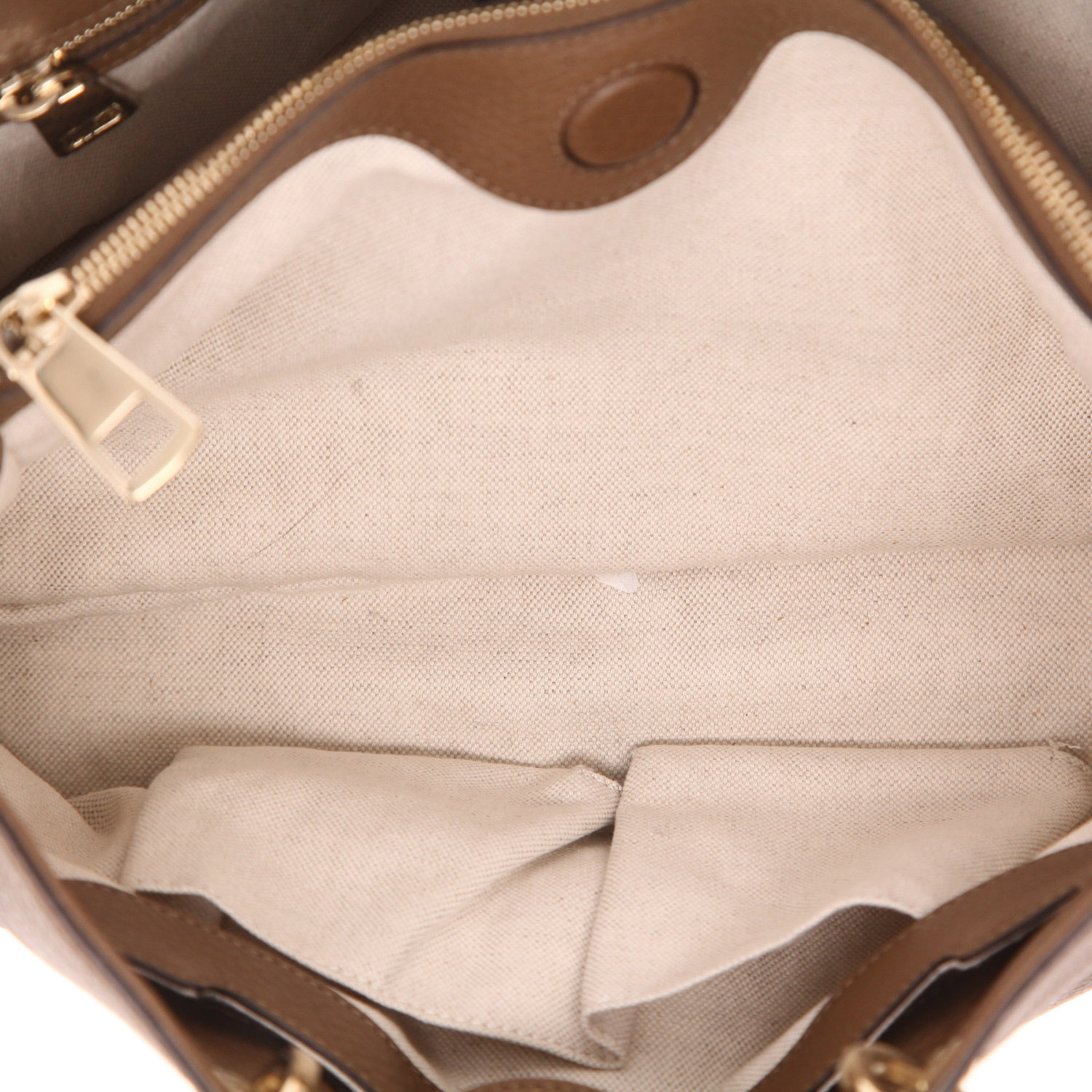 Borsa Gucci Bambou in pelle martellata marrone e bambù - Detail D4