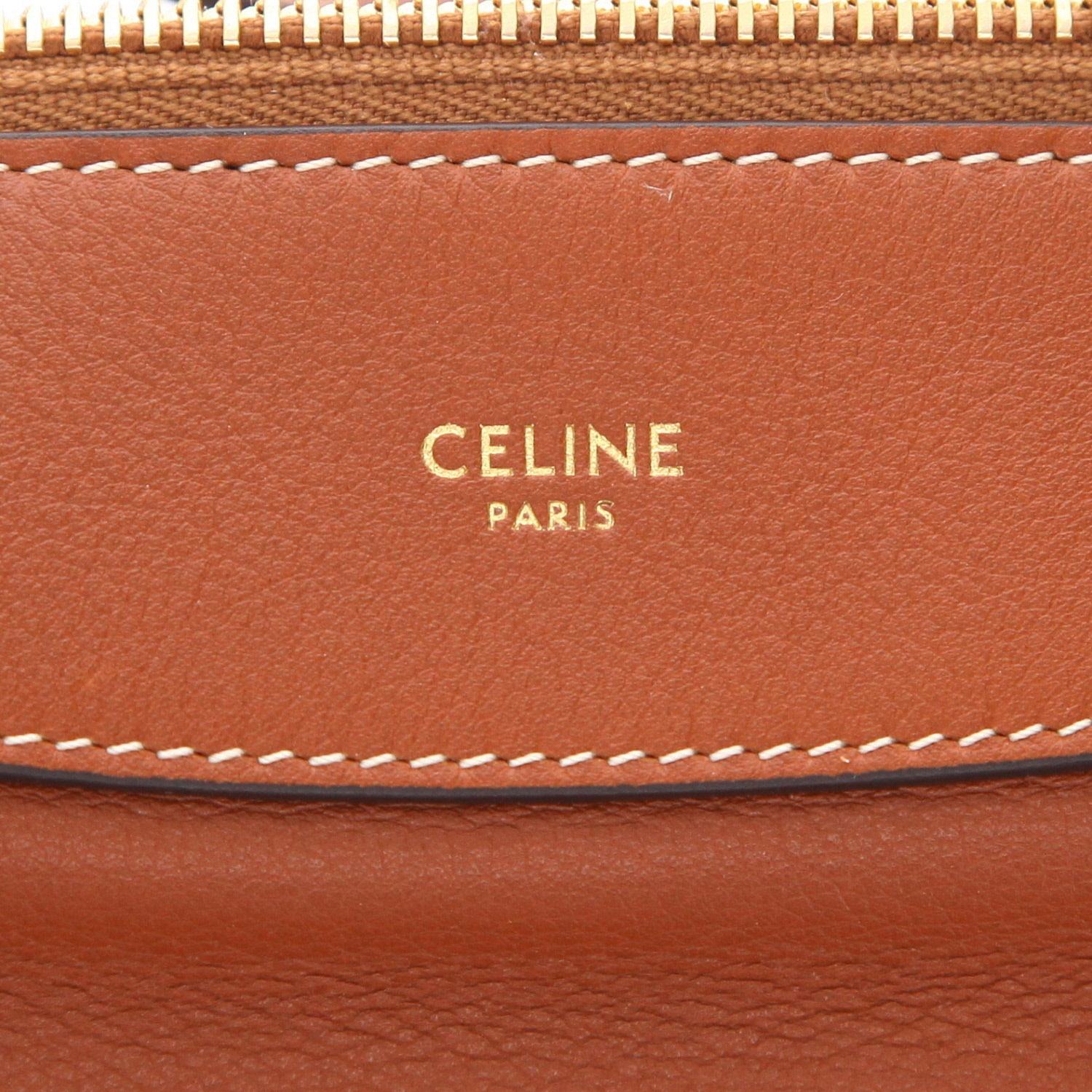 Borsa Celine Romy in pelle marrone - Detail D2