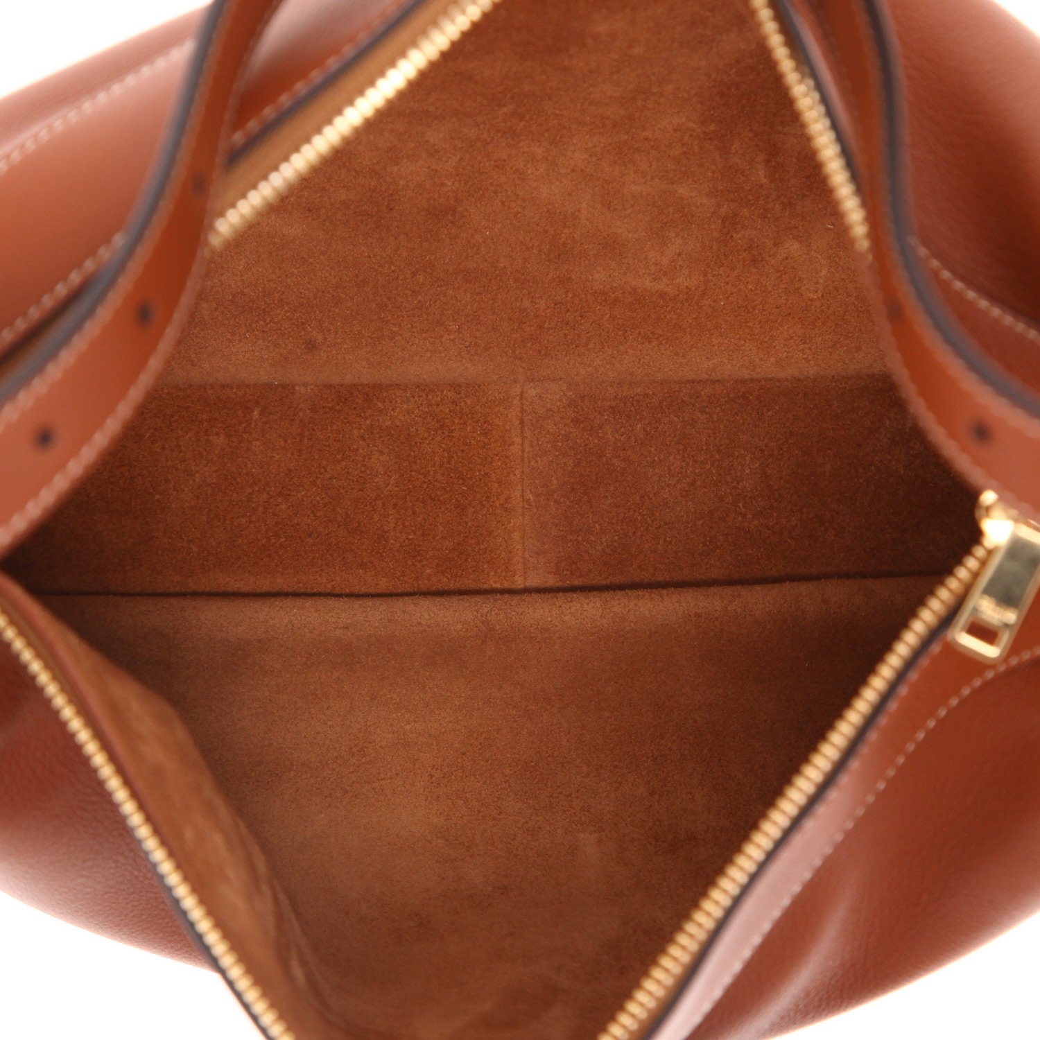 Sac à main Celine  Romy en cuir marron - Detail D3