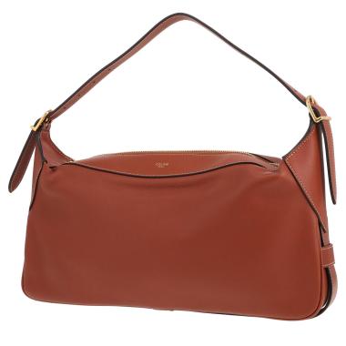 Bolso de mano Celine «Romy» de piel marrón