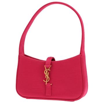 Sac à main Saint Laurent  5 à 7 mini  en satin rose
