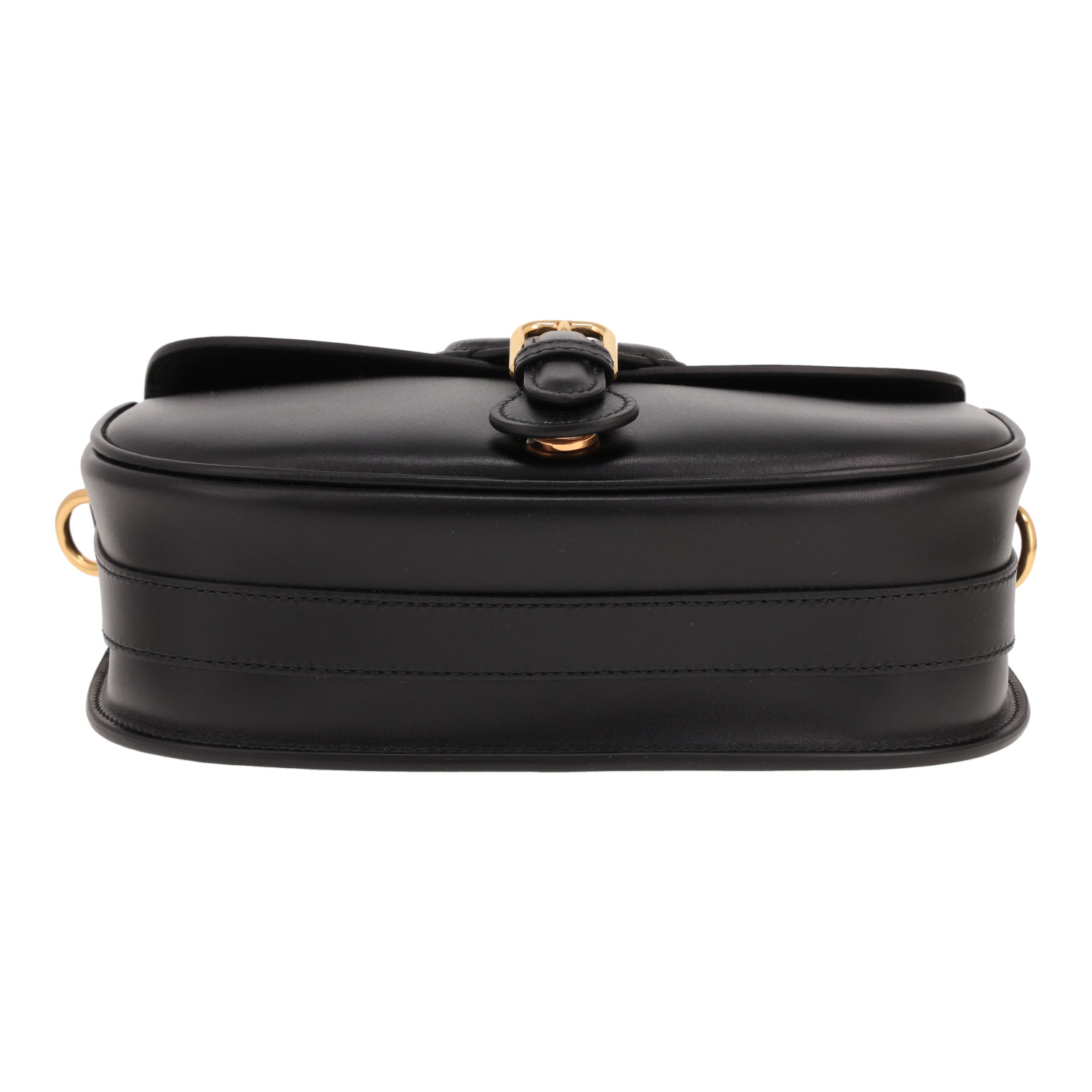 Sac bandoulière Dior  Bobby en cuir noir - Detail D1