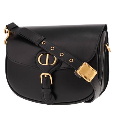 Borsa a tracolla Dior Bobby in pelle nera