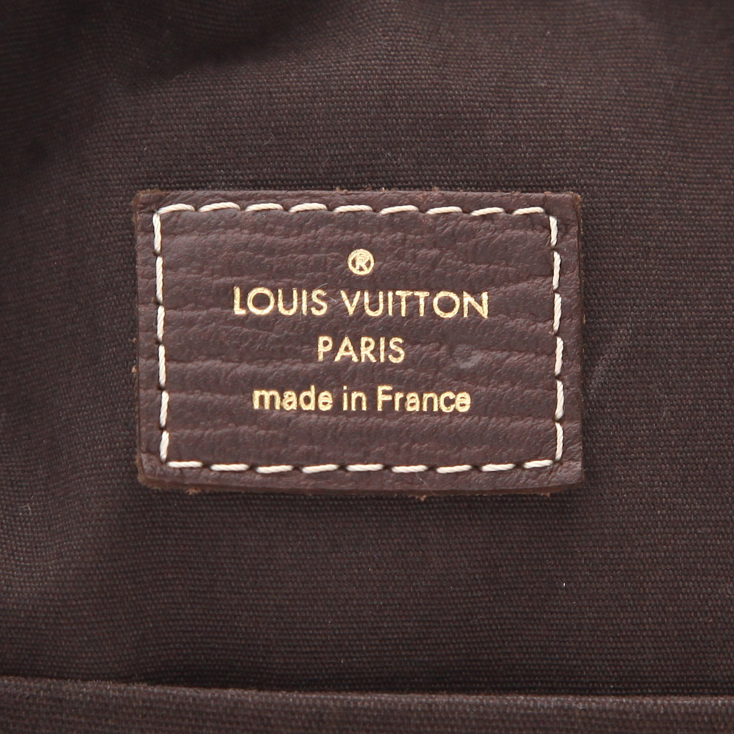 Louis Vuitton handbag   in brown Monogram canvas and brown leather - Detail D2