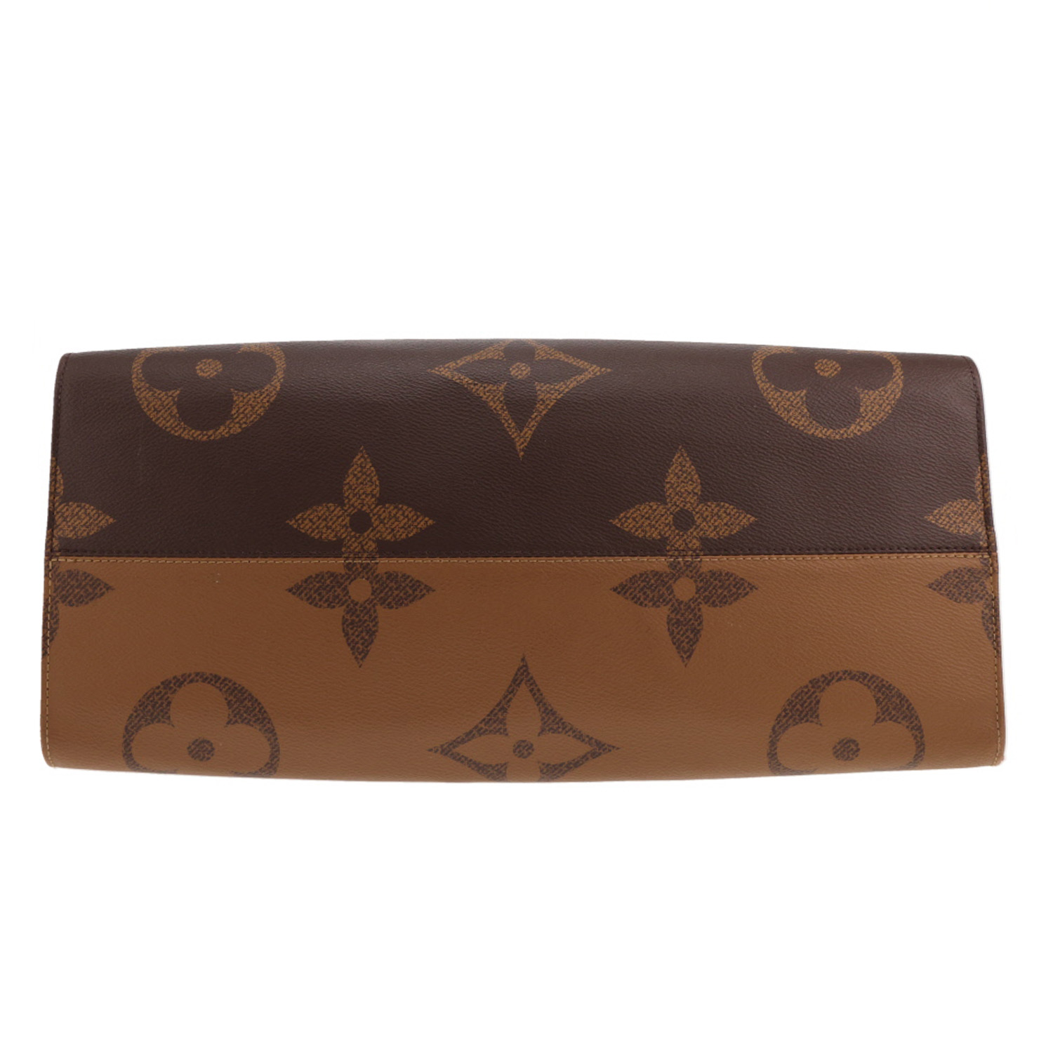 Louis Vuitton Onthego large tote bag in two-tone brown Monogram canvas - Detail D1