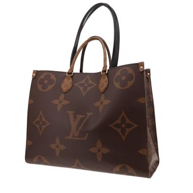 Louis Vuitton Onthego large tote bag in two-tone brown Monogram canvas