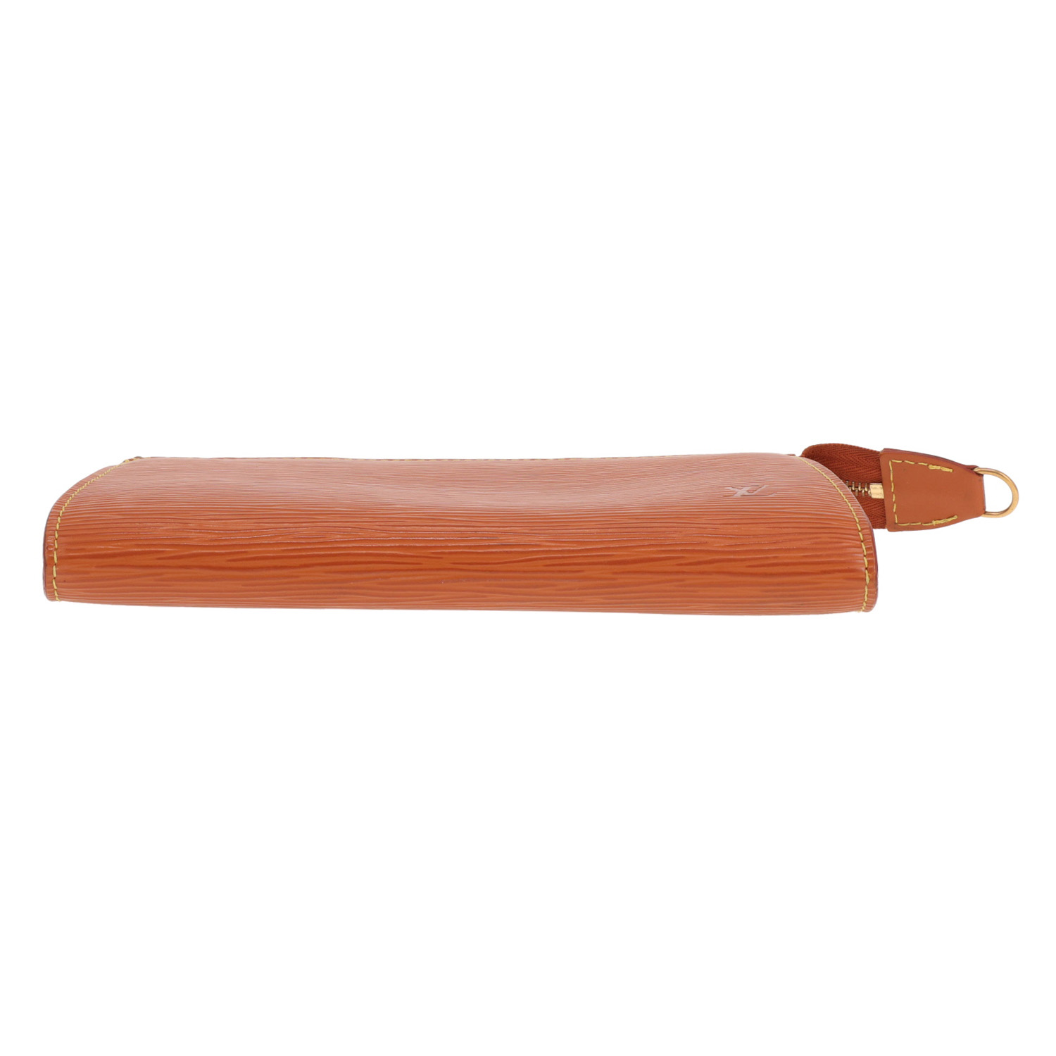 Louis Vuitton handbag  Brown Épi leather accessories pouch - Detail D1