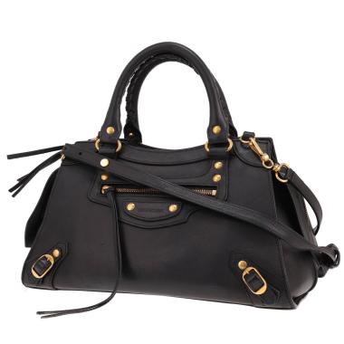 Sac à main Balenciaga  Neo Classic en cuir noir
