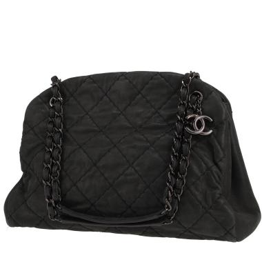 Borsa Chanel  Mademoiselle in pelle iridescente trapuntata nera