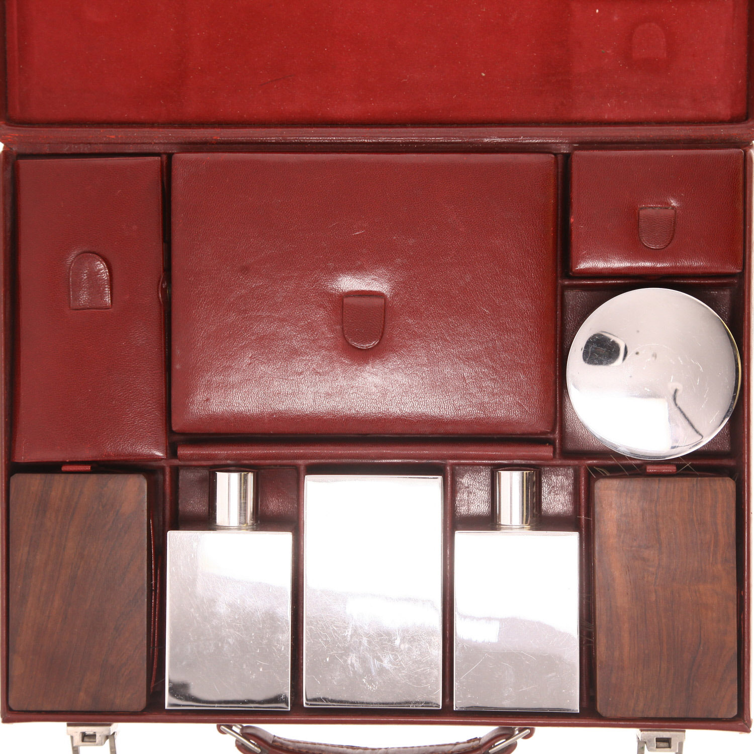 Hermès Jet briefcase in red H box leather - Detail D3