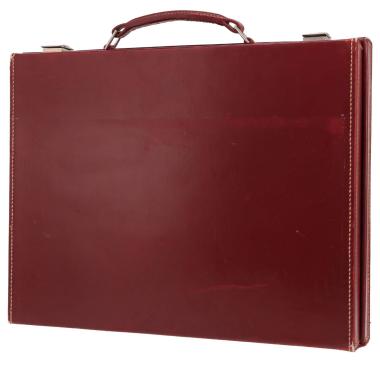 Hermès Jet briefcase in red H box leather