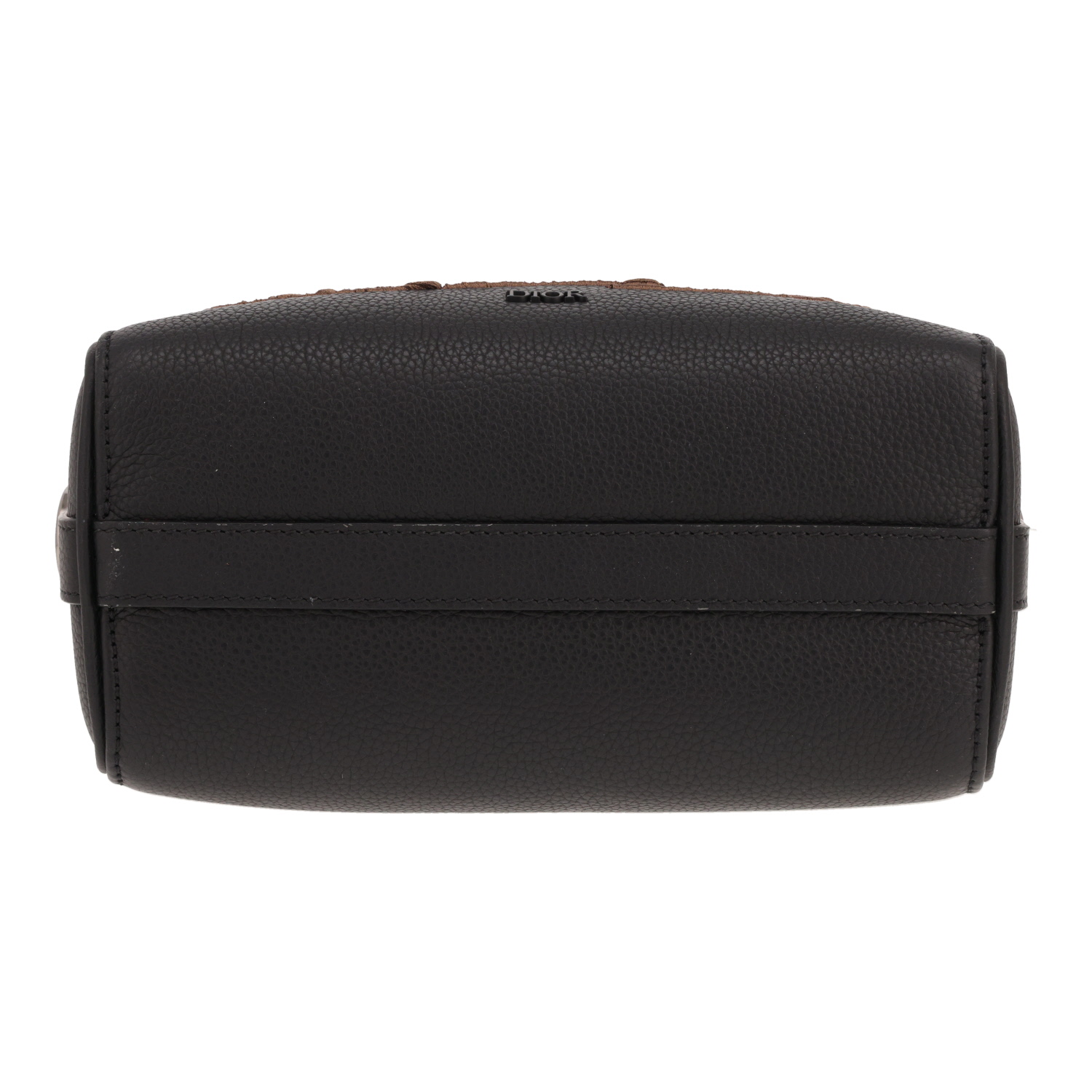 Borsa a tracolla Dior Lingot 22 x Travis Scott in pelle martellata nera - Detail D1