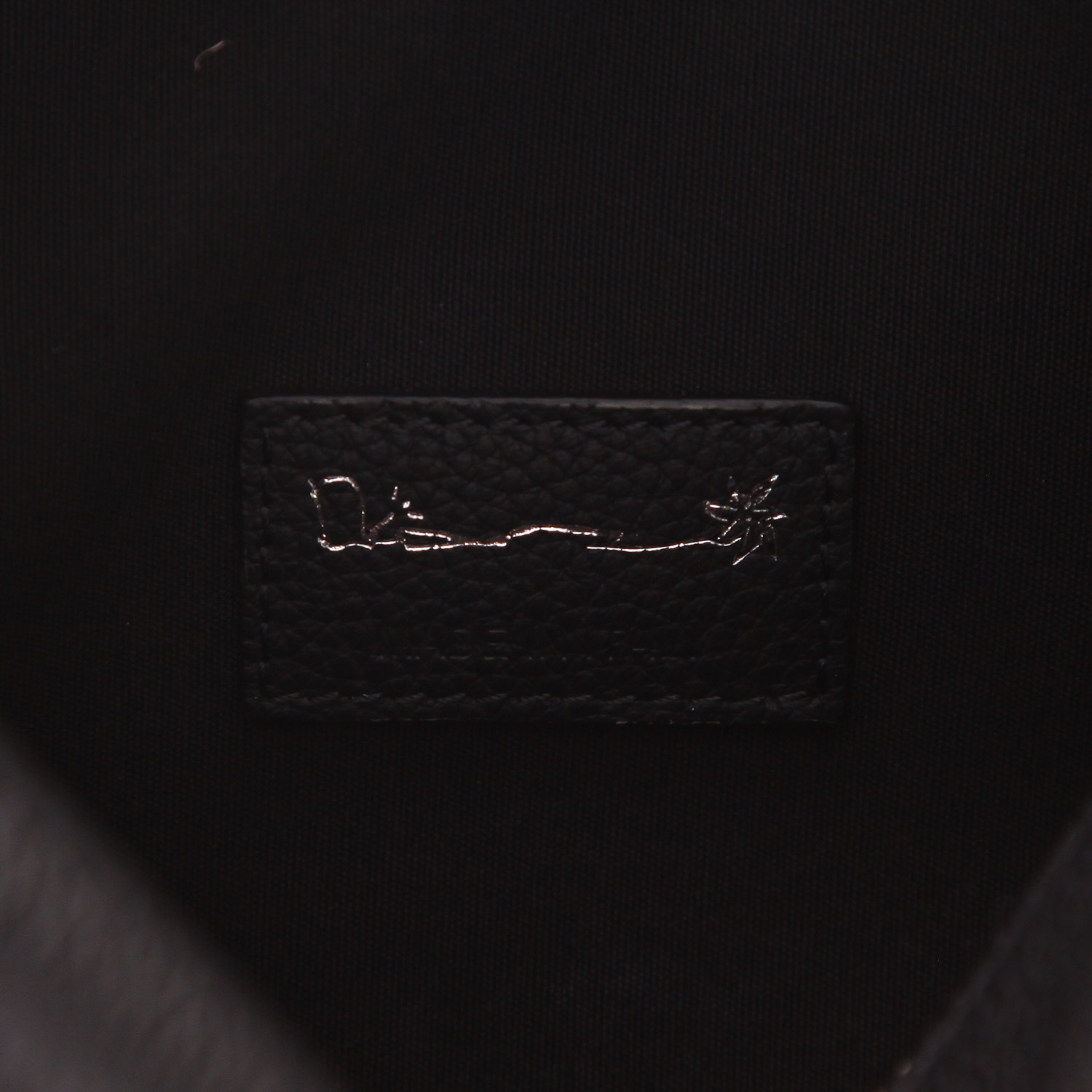 Bolso bandolera Dior Lingot 22 x Travis Scott de piel granulada negra - Detail D2
