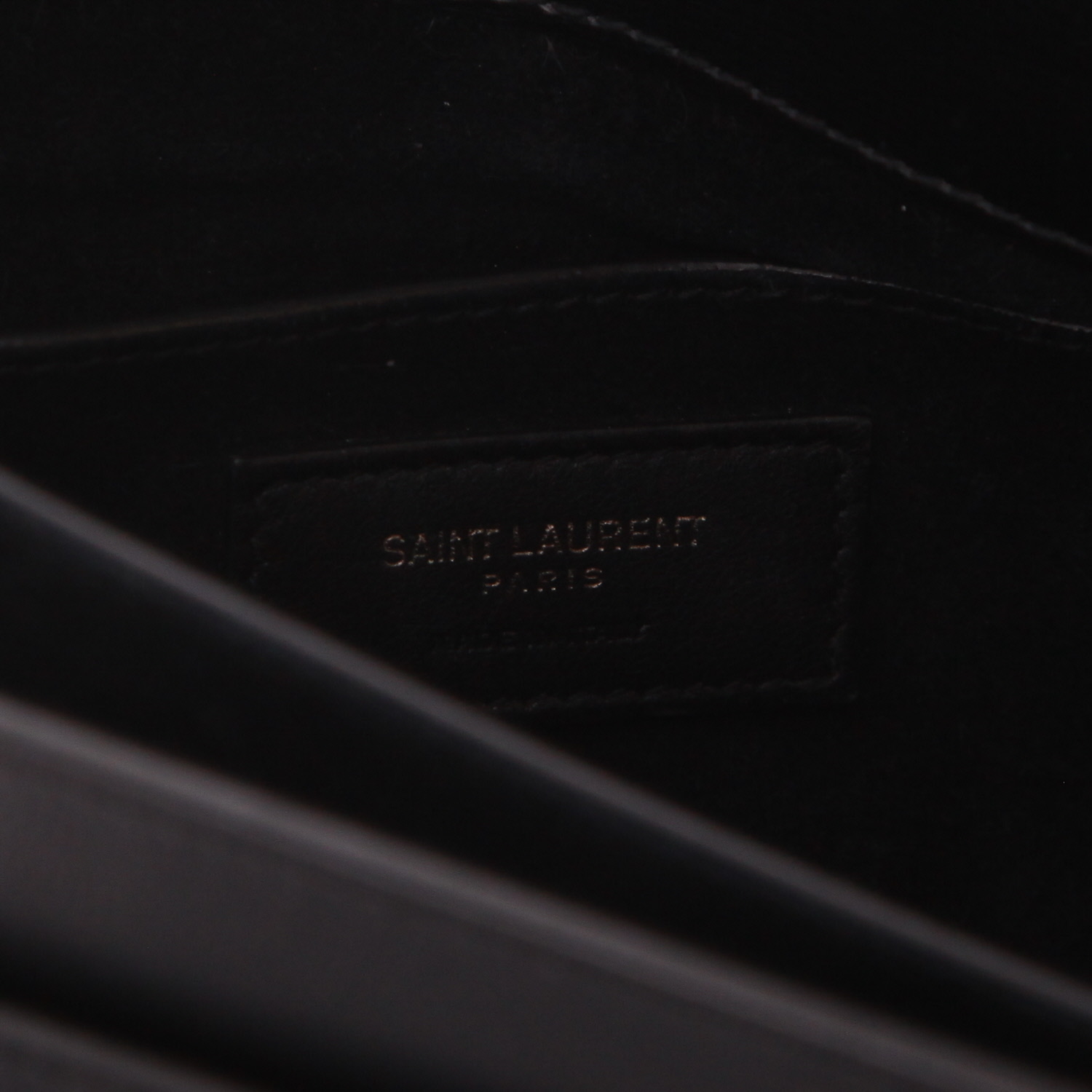 Saint Laurent ‘Sunset’ handbag in black leather - Detail D2