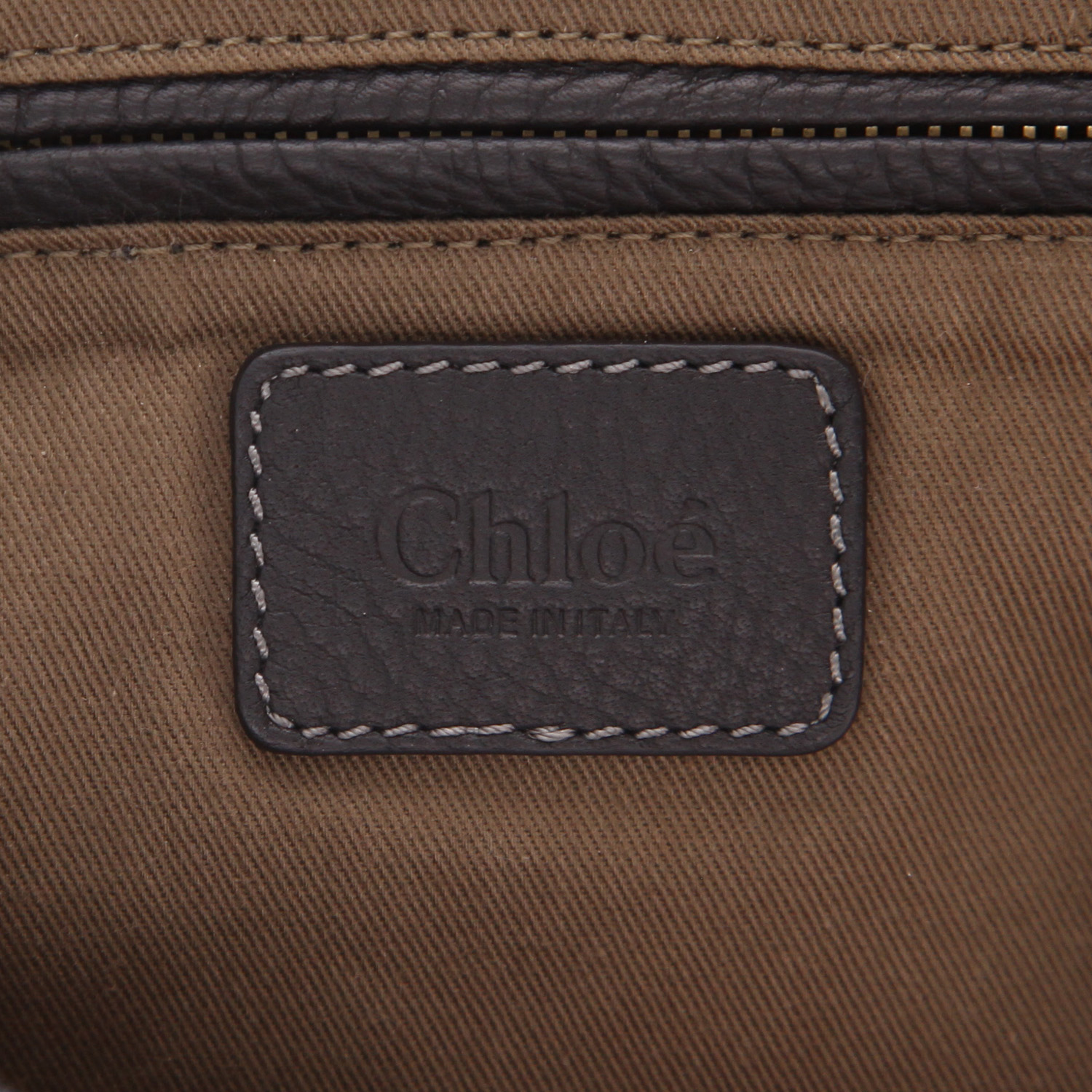 Borsa a tracolla Chloé Tess in pelle nera - Detail D2