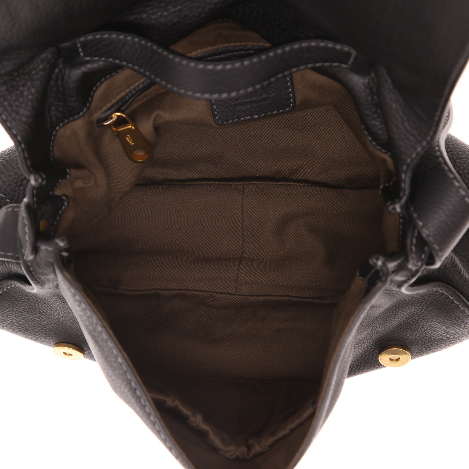 Borsa a tracolla Chloé Tess in pelle nera - Detail D3