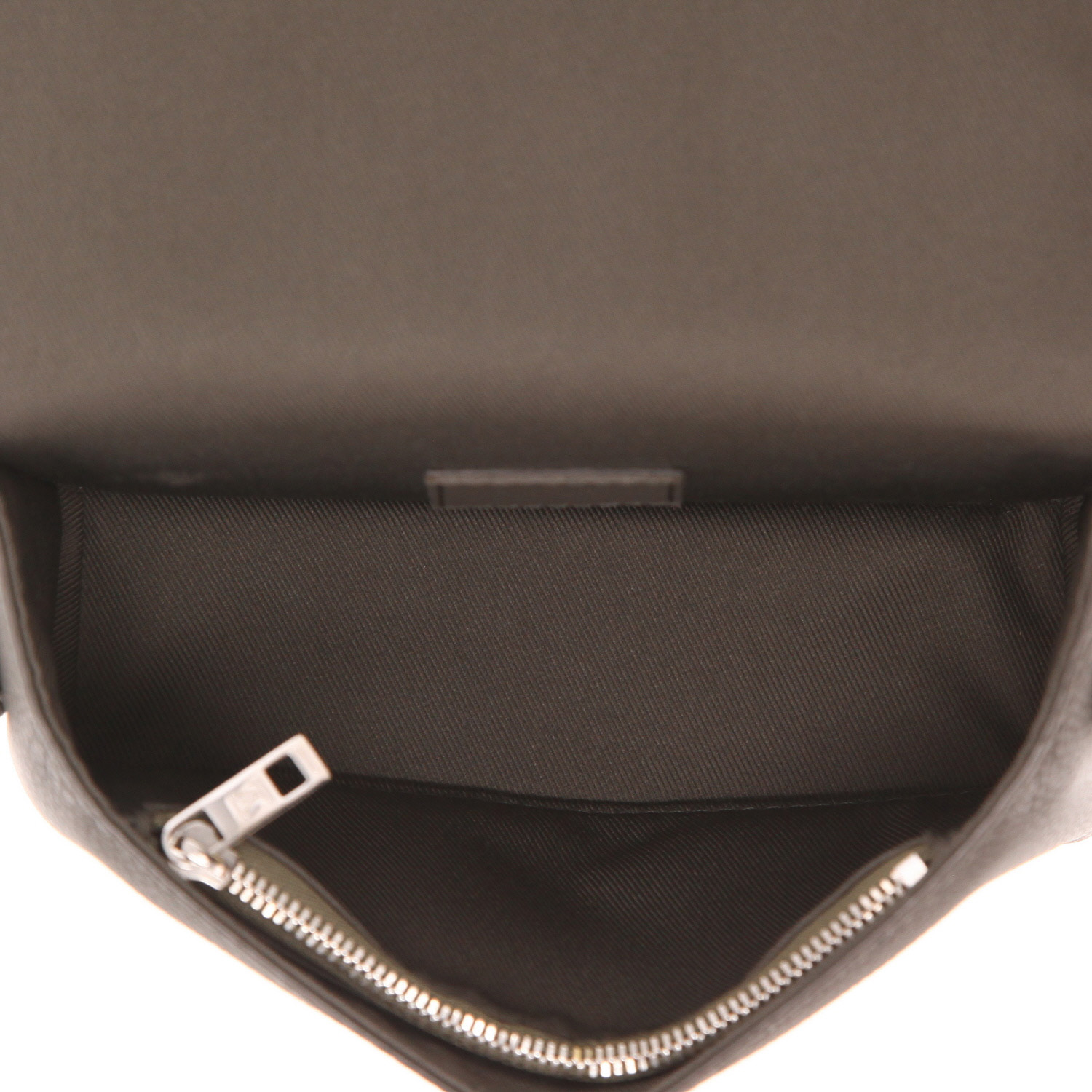 Borsa a tracolla Louis Vuitton  Fastline Wearable Wallet in pelle martellata verde-kaki - Detail D3