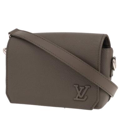 Sac bandoulière Louis Vuitton  Fastline Wearable Wallet en cuir grainé vert-kaki