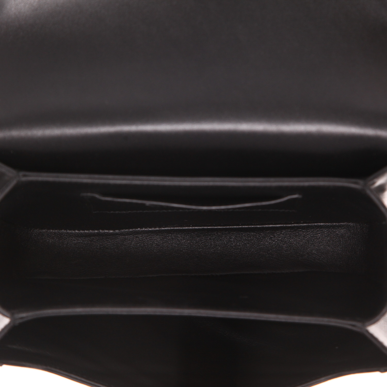 Saint Laurent Solférino handbag in black leather - Detail D3