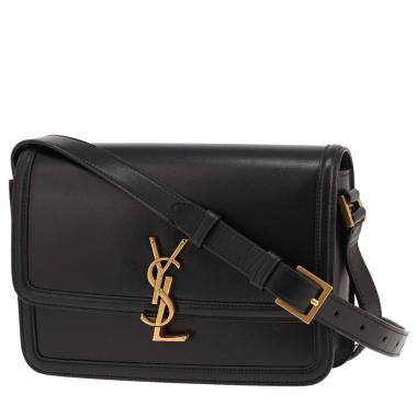 Saint Laurent Solférino handbag in black leather