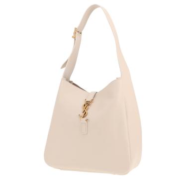 Saint Laurent ‘5 à 7’ small handbag in white leather