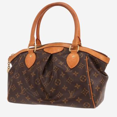 Sac à main Louis Vuitton  Tivoli en toile monogram marron et cuir naturel