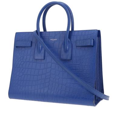 Saint Laurent handbag  Small day bag in electric blue leather