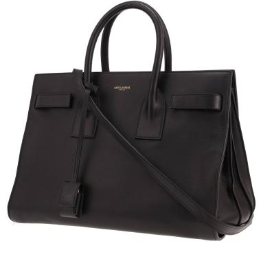 Bolso de mano de Saint Laurent  Bolso de día de piel negra