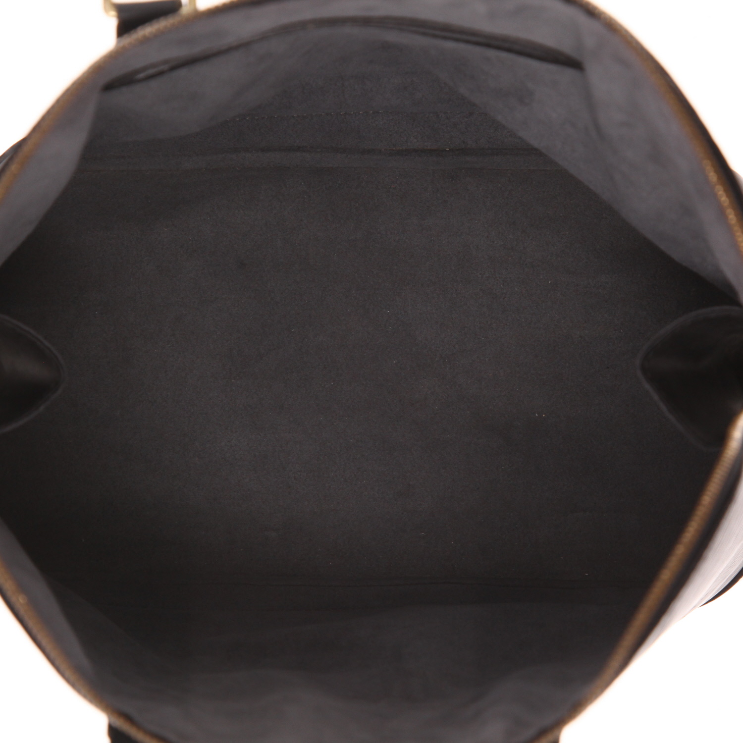 Borsa Louis Vuitton Alma in pelle Épi nera - Detail D3