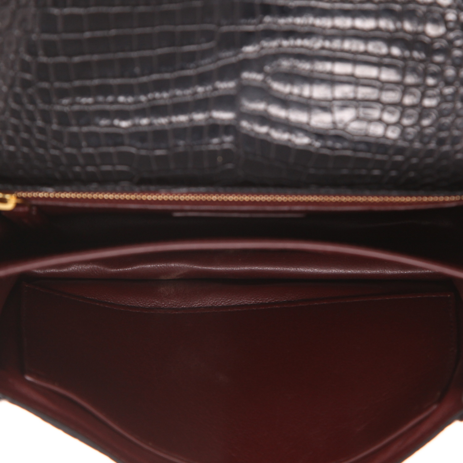 Borsa a tracolla Saint Laurent Cassandre in pelle nera - Detail D3