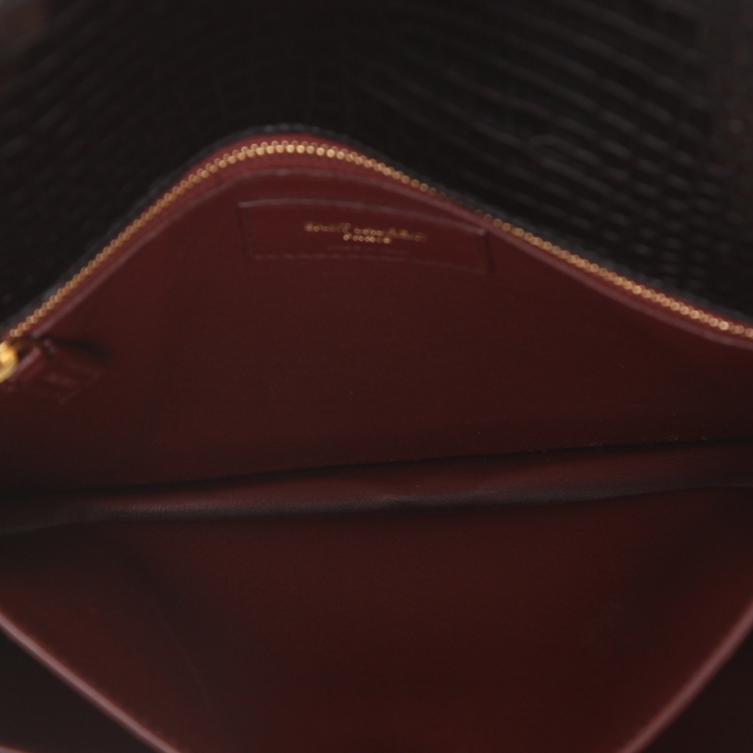 Borsa a tracolla Saint Laurent Cassandre in pelle nera - Detail D4