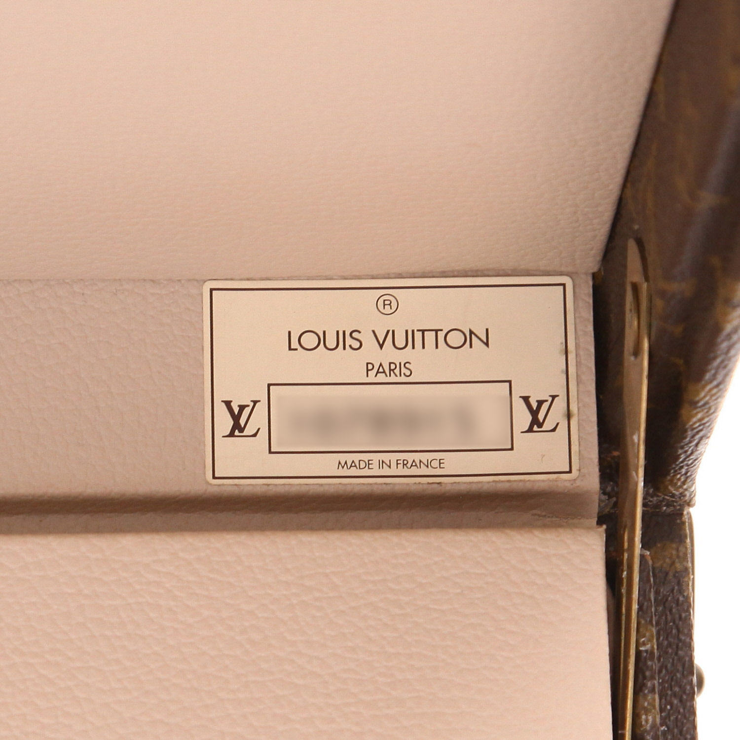 Vanity Louis Vuitton  Portafiaschi in tela Monogram e lozine marrone - Detail D2