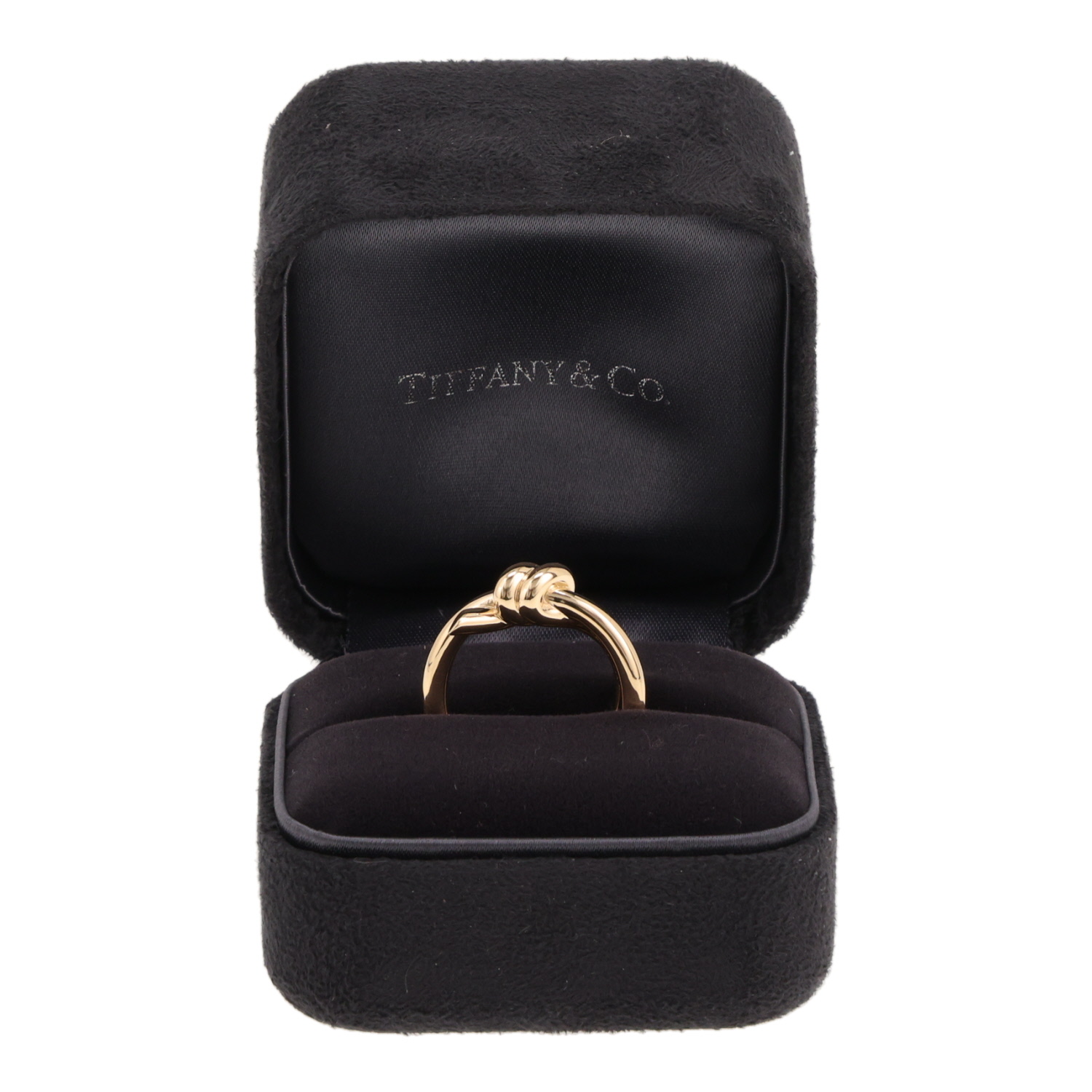 Anello Tiffany Co Knot in oro giallo - Detail D2