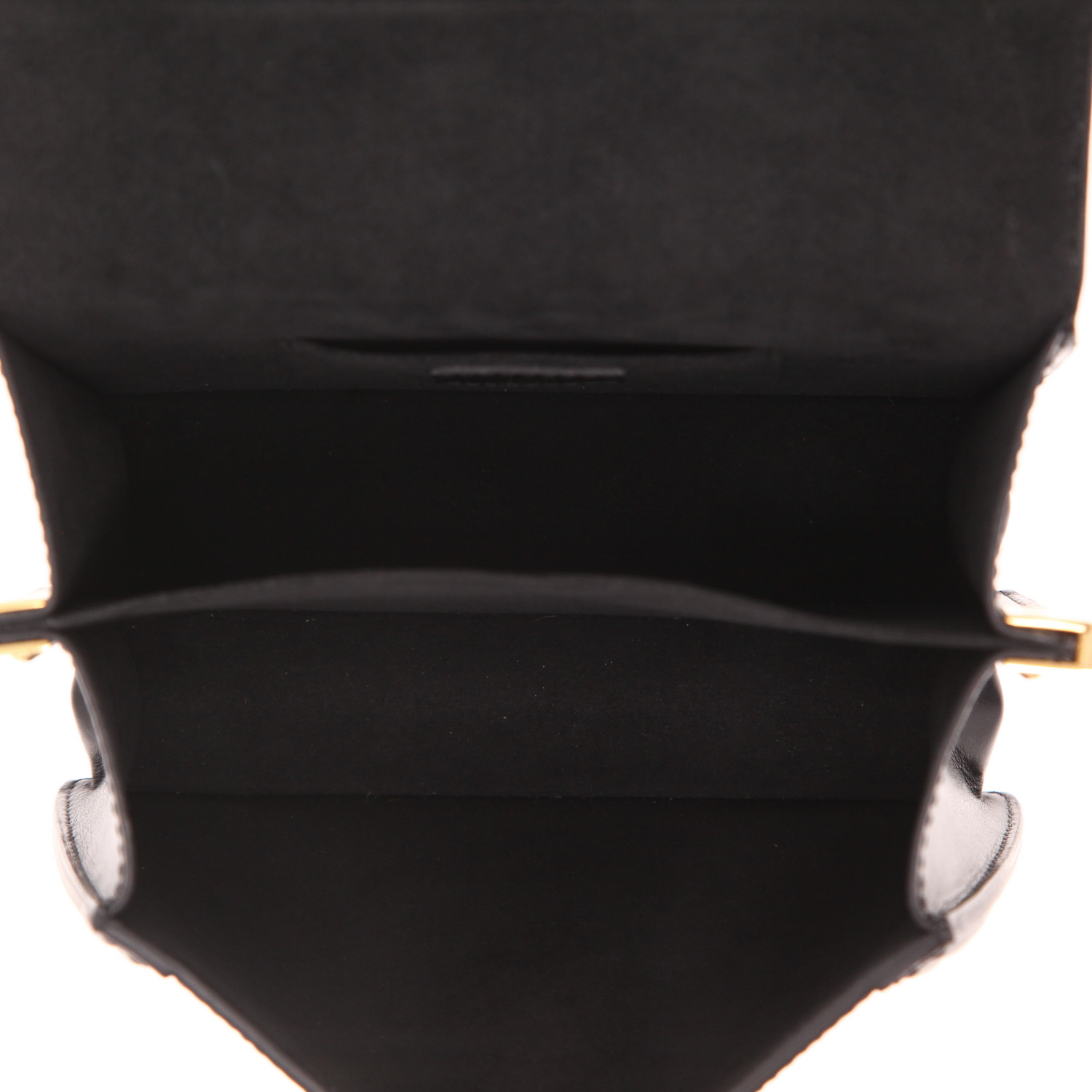 Sac bandoulière Louis Vuitton  Dauphine en cuir épi noir - Detail D3