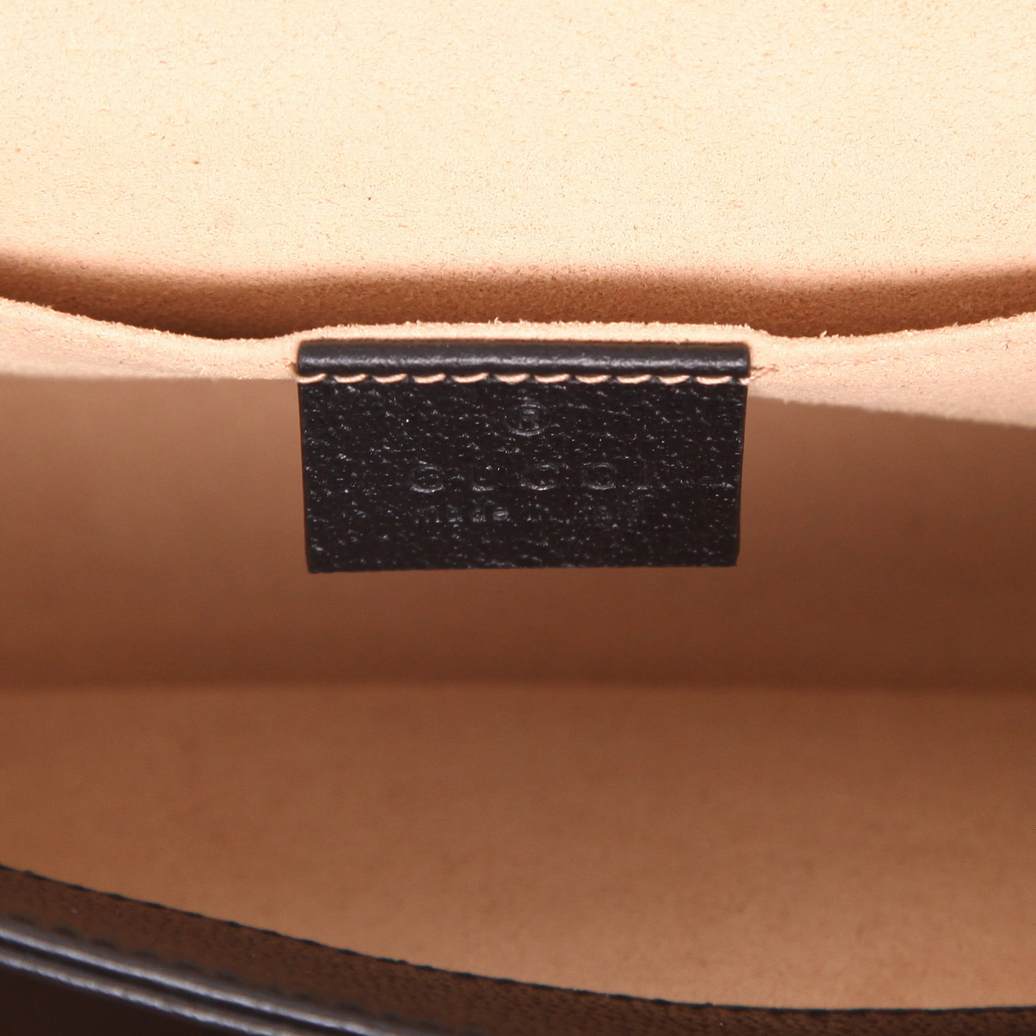 Gucci Ophidia handbag in black leather - Detail D2