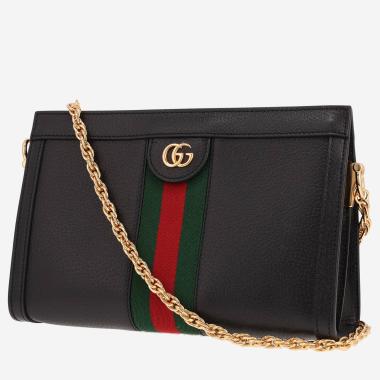 Borsa Gucci Ophidia in pelle nera