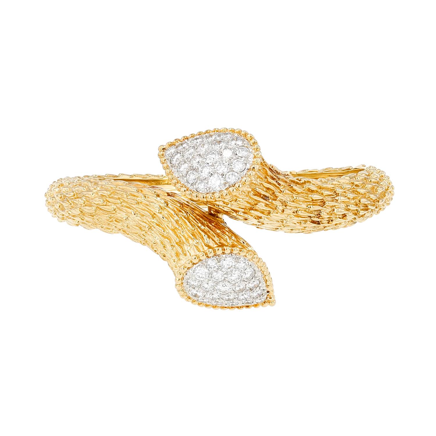 Bracelet années 1970 ouvrant Boucheron Serpent Bohème grand modèle
