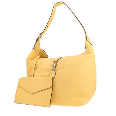 Borsa Gucci  Jackie modello grande  in pelle martellata gialla