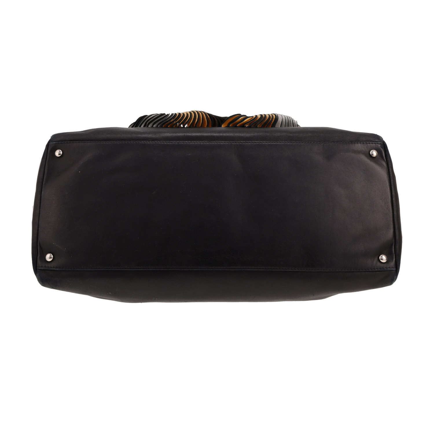 Sac porté épaule Chanel   en cuir noir - Detail D1