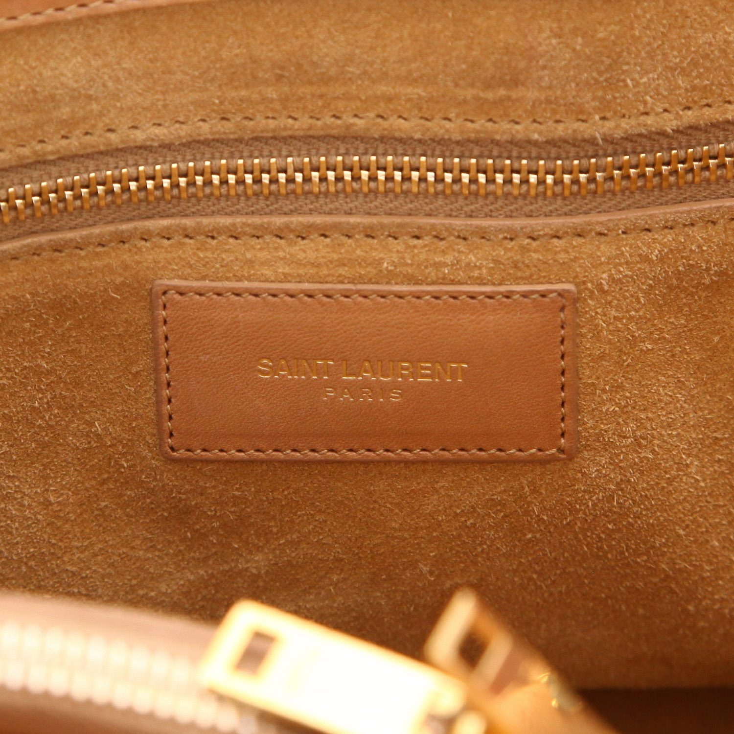 Sac à main Saint Laurent  Sac de jour en cuir naturel - Detail D2