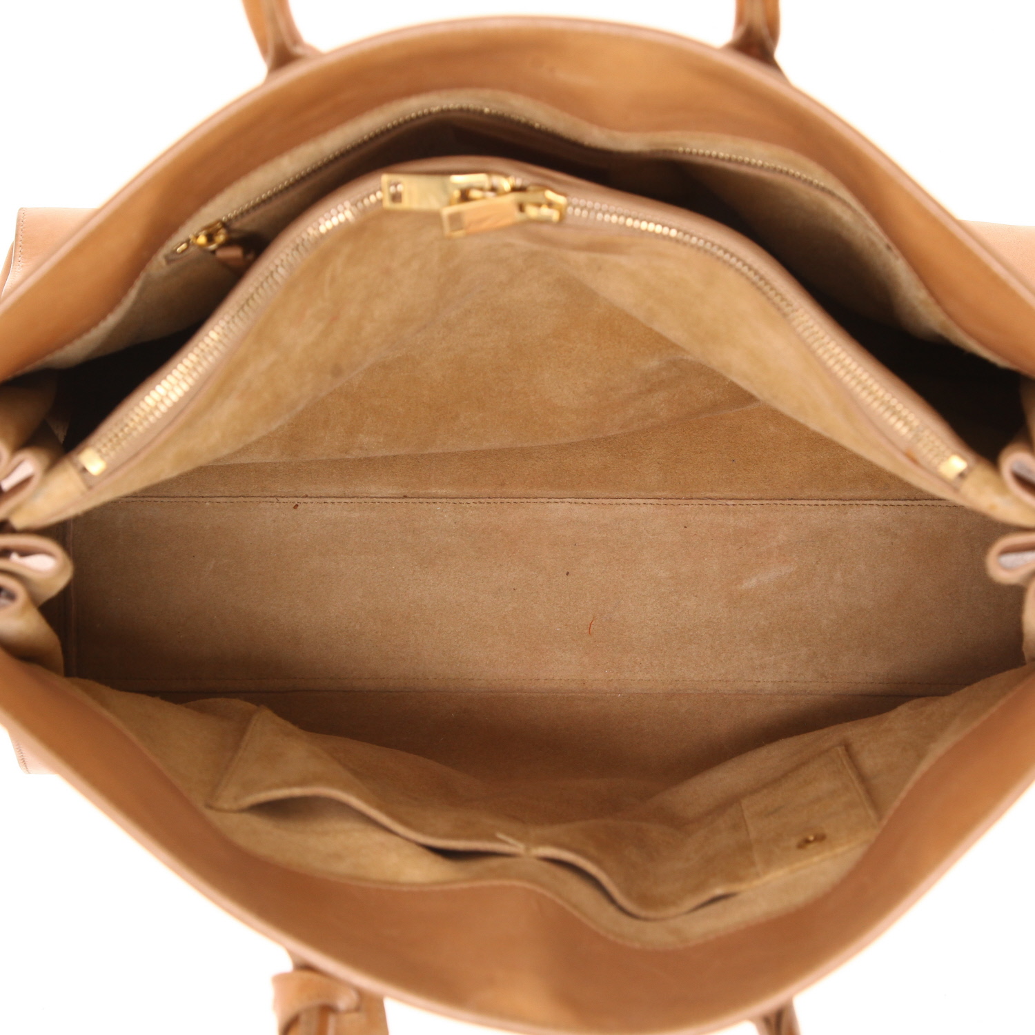 Bolso de mano Saint Laurent  Bolso de día de piel natural - Detail D4