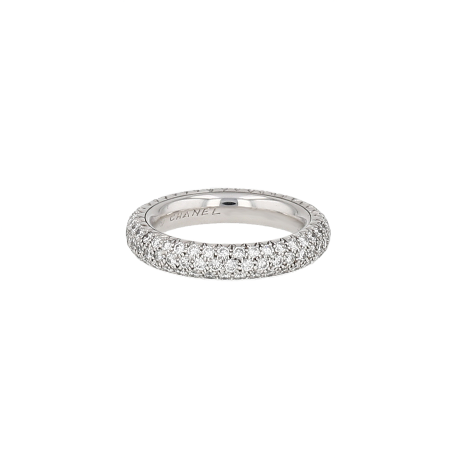 Alianza de Chanel en oro blanco y diamantes - Detail D3