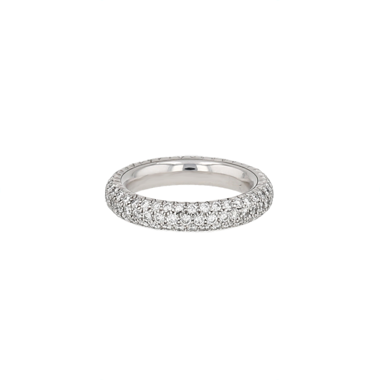 Anello Chanel in oro bianco e diamanti - Detail D4