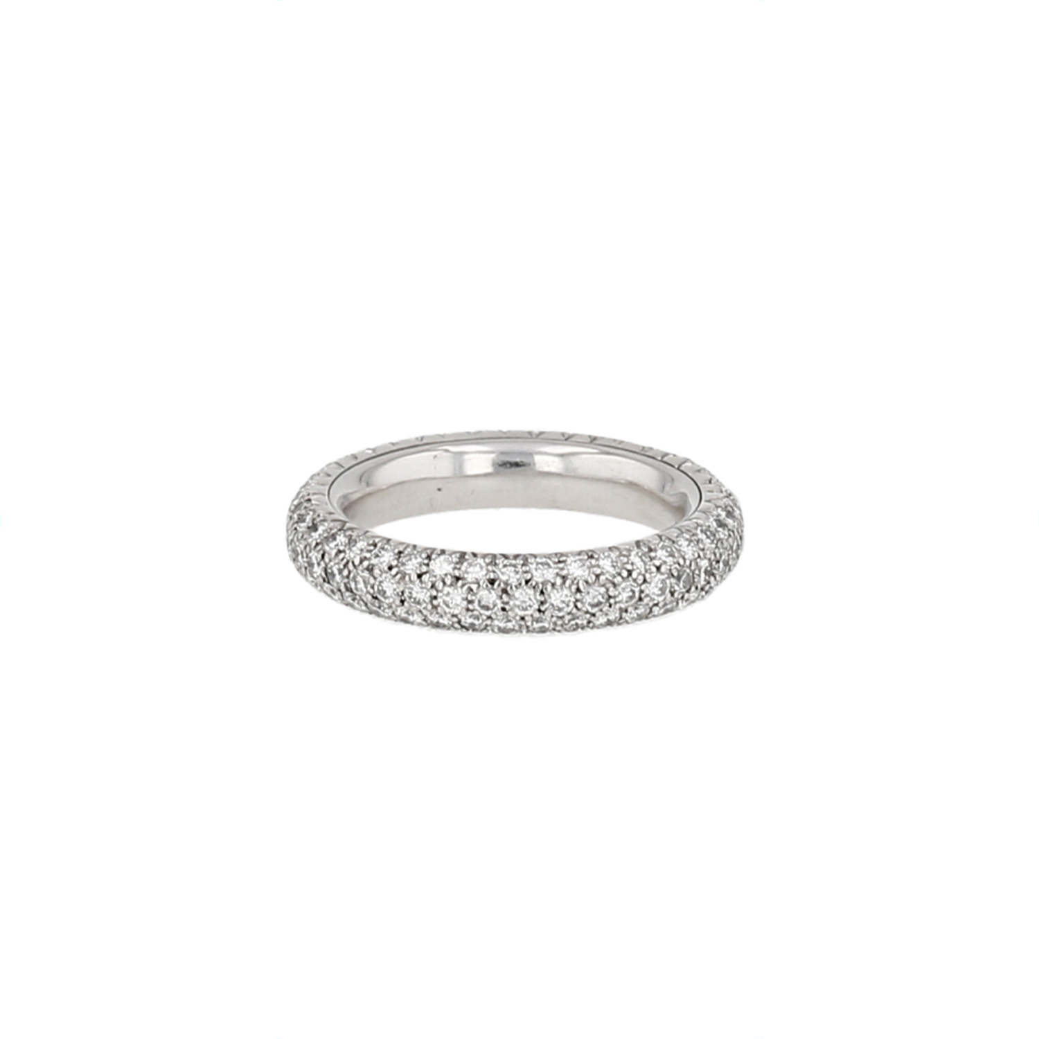 Alliance Chanel  en or blanc et diamants - Detail D5