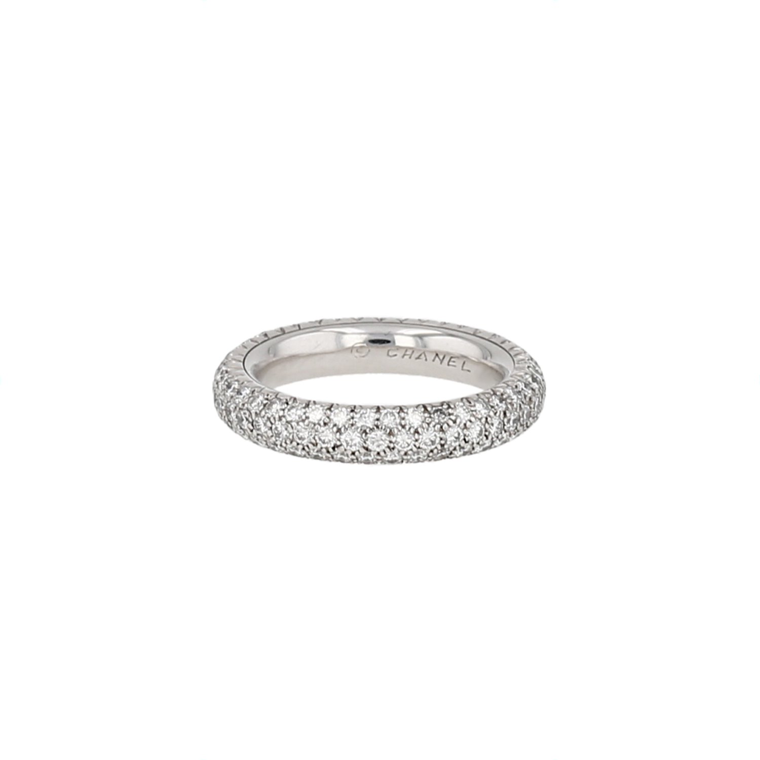 Alliance Chanel  en or blanc et diamants - Detail D6