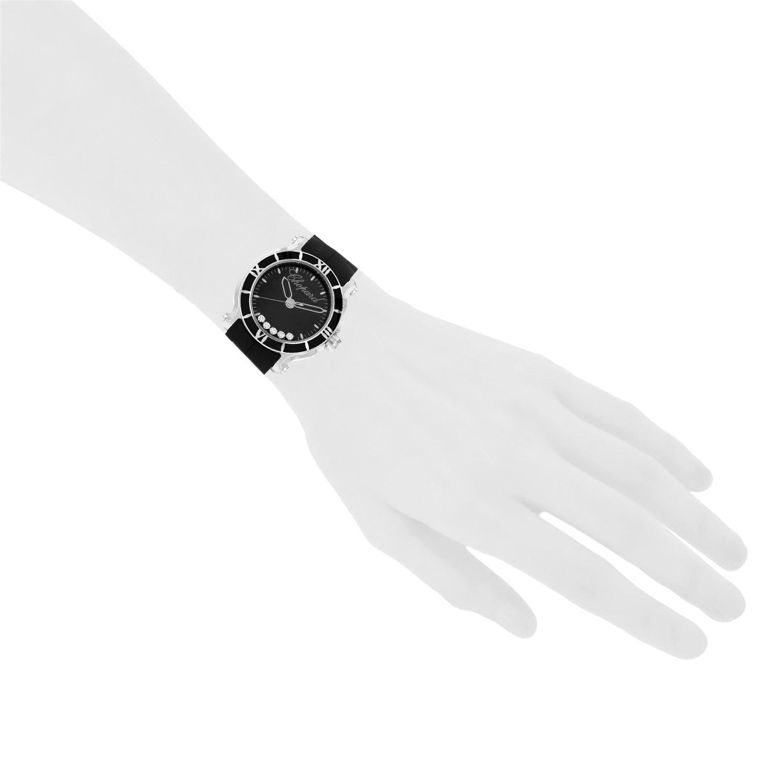 Chopard Happy Sport watch in steel, Ref: Chopard - 8475, circa 2010 - Detail D1