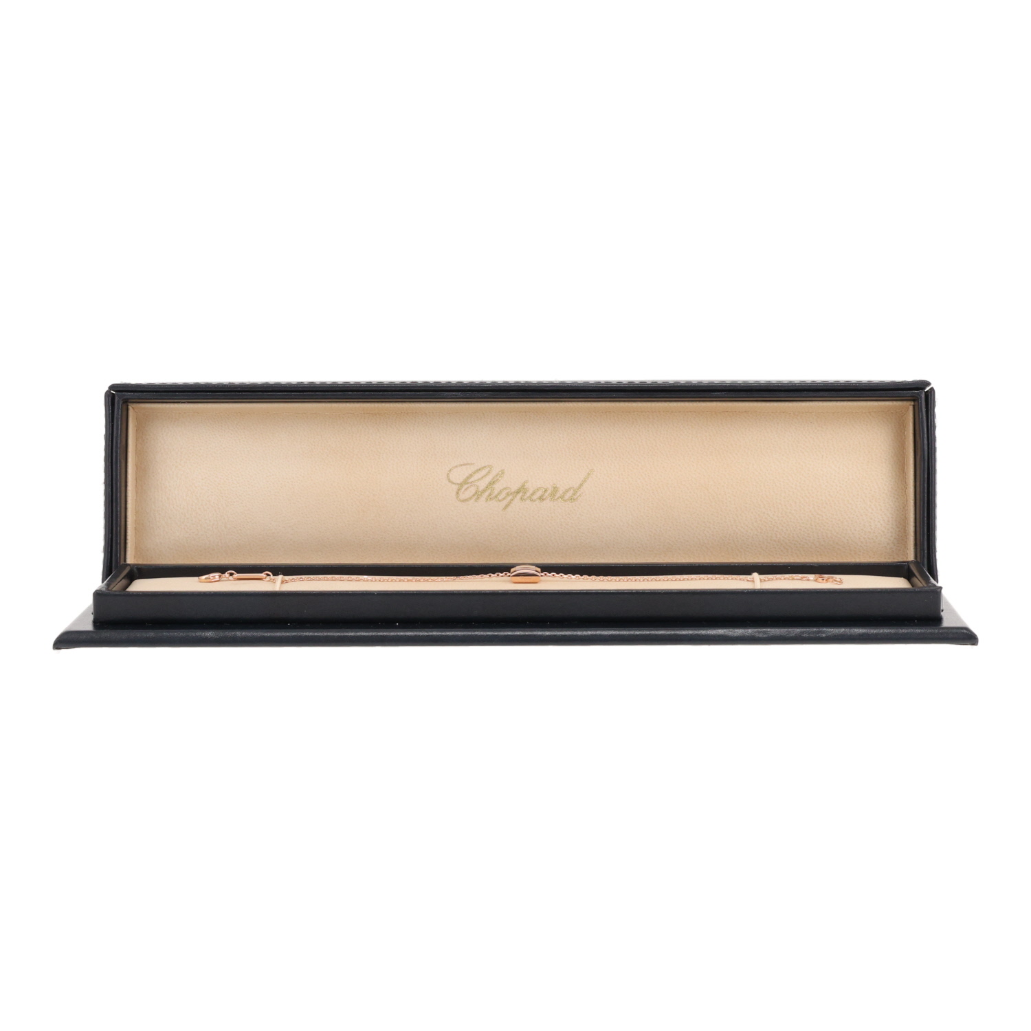 Bracelet Chopard Happy Diamonds en or rose et diamants