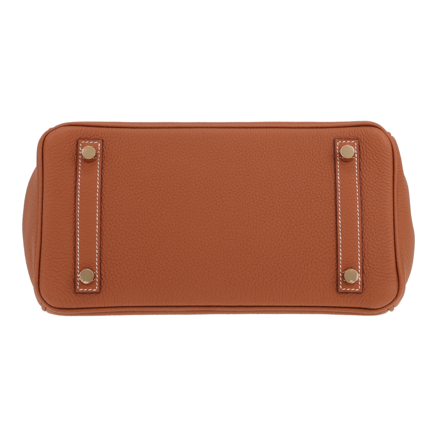Hermès Birkin handbag, 25 cm, in Gold Togo leather - Detail D1